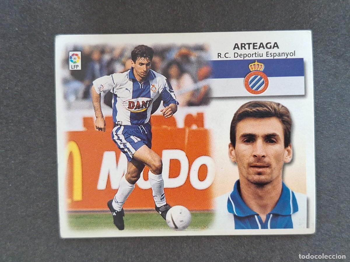 Cromos de f&uacute;tbol: L5 ARTEAGA R. C. D. ESPA&Ntilde;OL LIGA ESTE 1999 2000 99 00 NUNCA PEGADO SIN PEGAR