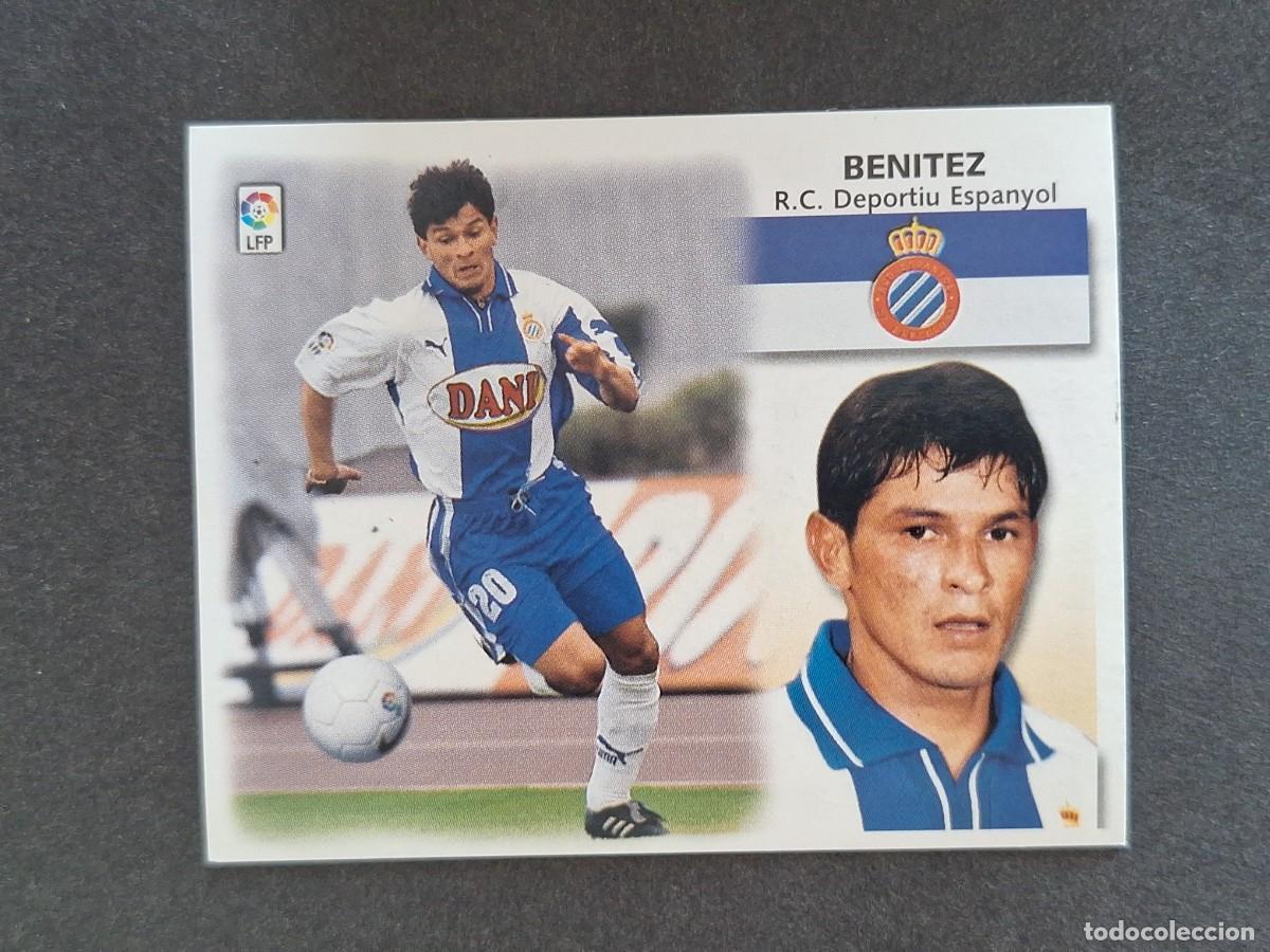 Cromos de f&uacute;tbol: L5 BENITEZ R. C. D. ESPA&Ntilde;OL LIGA ESTE 1999 2000 99 00 NUNCA PEGADO SIN PEGAR