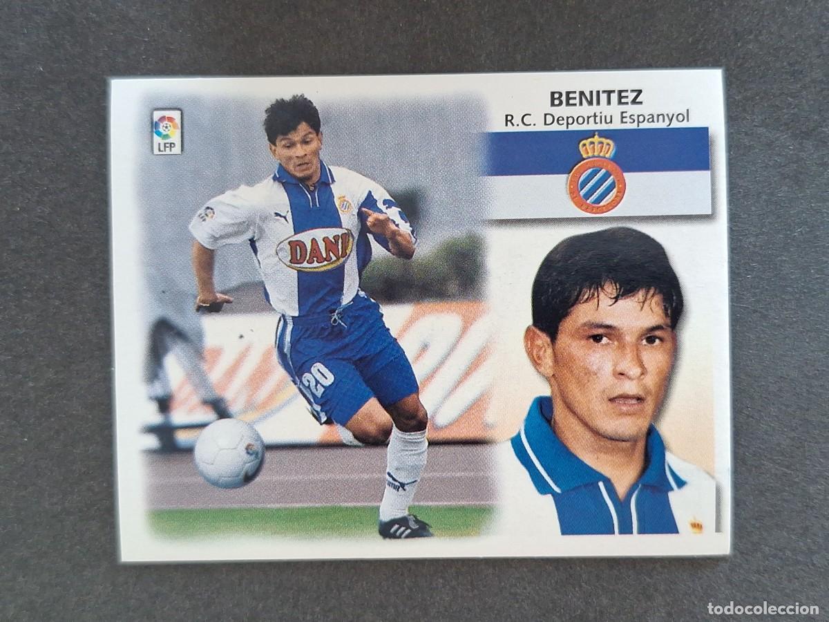 Cromos de f&uacute;tbol: L5 BENITEZ R. C. D. ESPA&Ntilde;OL LIGA ESTE 1999 2000 99 00 NUNCA PEGADO SIN PEGAR