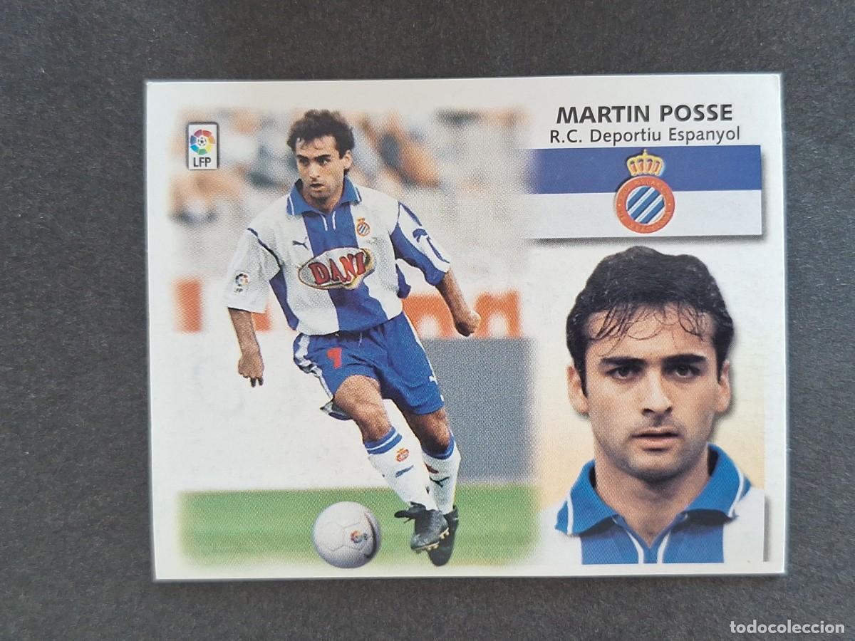 Cromos de f&uacute;tbol: L5 MARTIN POSSE R. C. D. ESPA&Ntilde;OL LIGA ESTE 1999 2000 99 00 NUNCA PEGADO SIN PEGAR