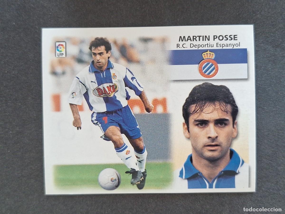 Cromos de f&uacute;tbol: L5 MARTIN POSSE R. C. D. ESPA&Ntilde;OL LIGA ESTE 1999 2000 99 00 NUNCA PEGADO SIN PEGAR