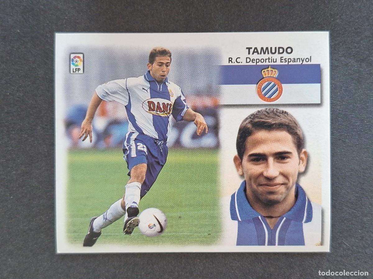 Cromos de f&uacute;tbol: L5 TAMUDO R. C. D. ESPA&Ntilde;OL LIGA ESTE 1999 2000 99 00 NUNCA PEGADO SIN PEGAR