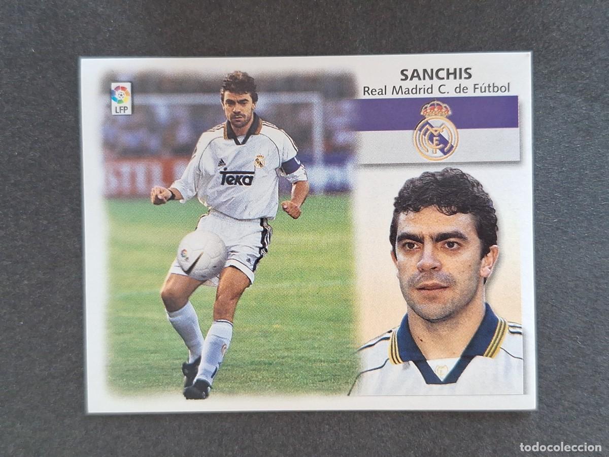 Cromos de f&uacute;tbol: L5 SANCHIS REAL MADRID LIGA ESTE 1999 2000 99 00 NUNCA PEGADO SIN PEGAR