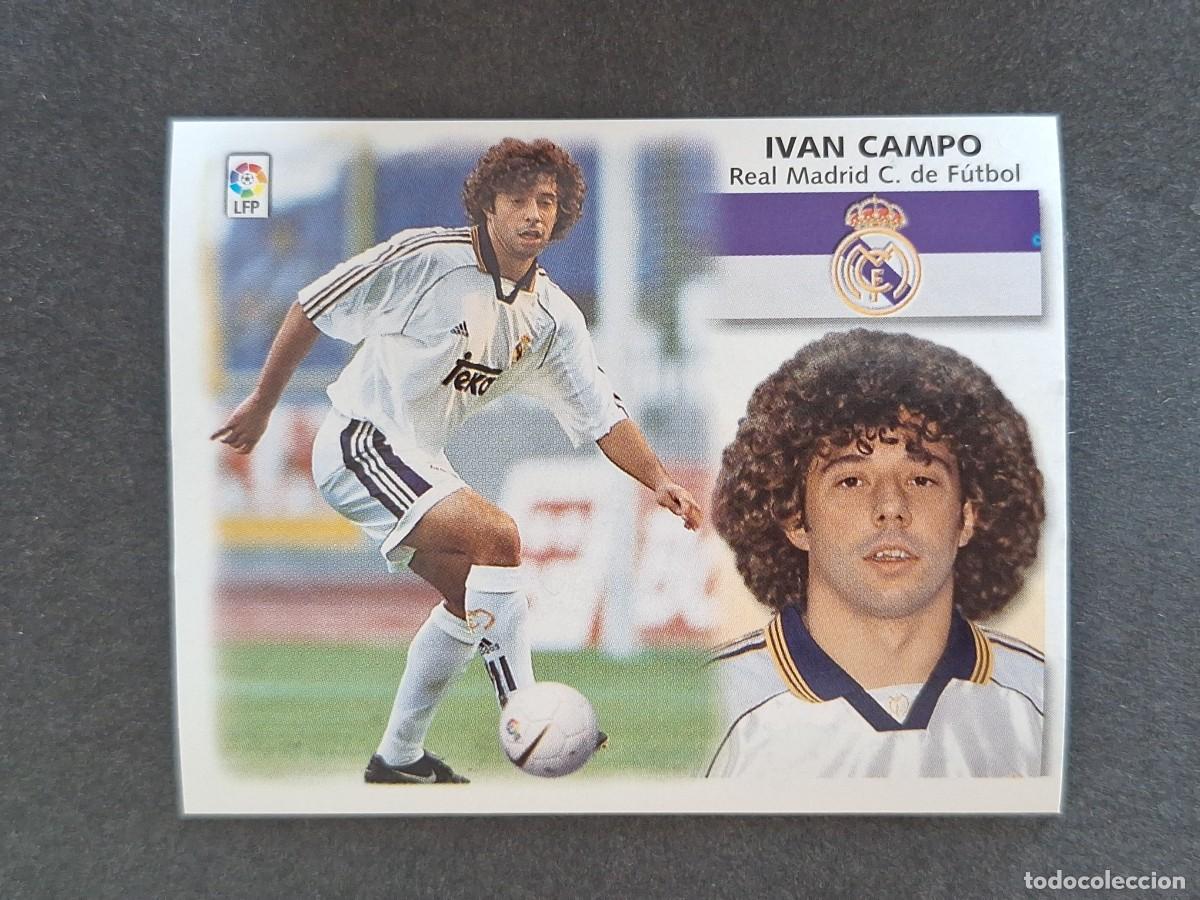 Figurine di Calcio: L5 IVAN CAMPO REAL MADRID LIGA ESTE 1999 2000 99 00 NUNCA PEGADO SIN PEGAR