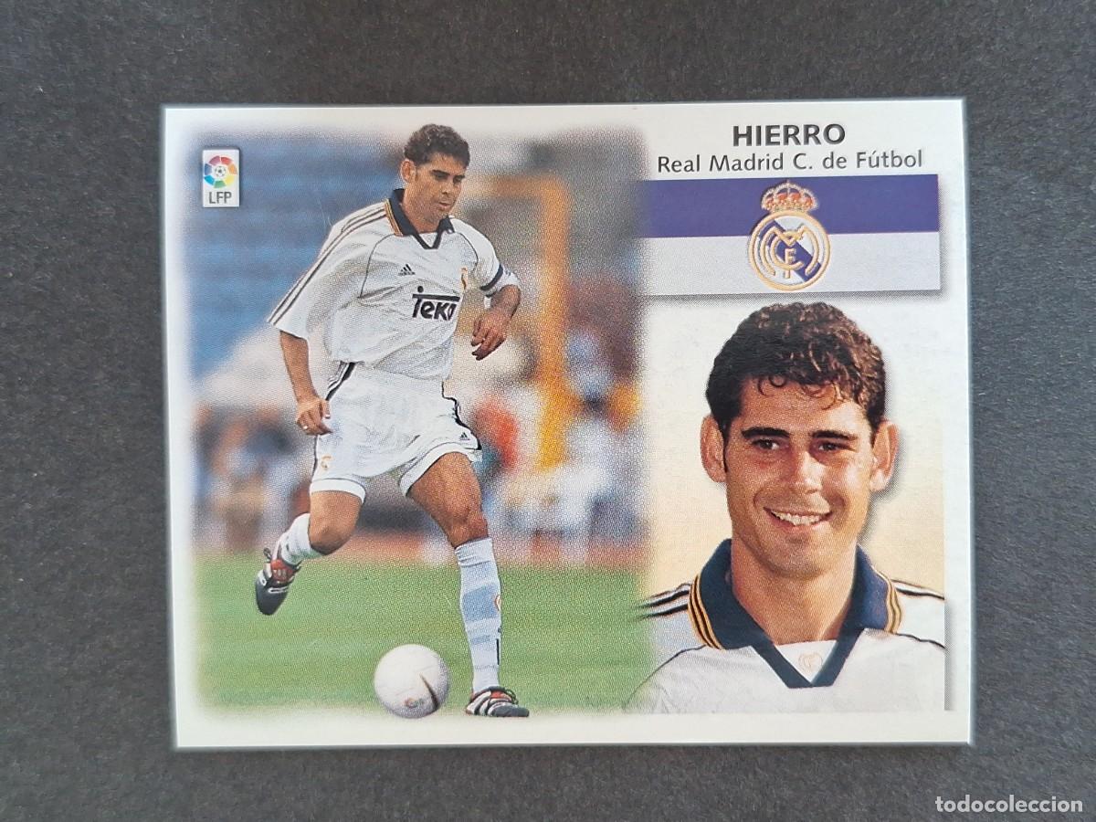 Football Stickers: L5 HIERRO REAL MADRID LIGA ESTE 1999 2000 99 00 NUNCA PEGADO SIN PEGAR