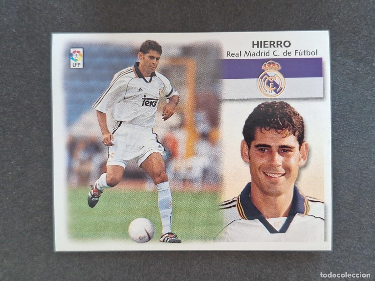 Football Stickers: L5 HIERRO REAL MADRID LIGA ESTE 1999 2000 99 00 NUNCA PEGADO SIN PEGAR