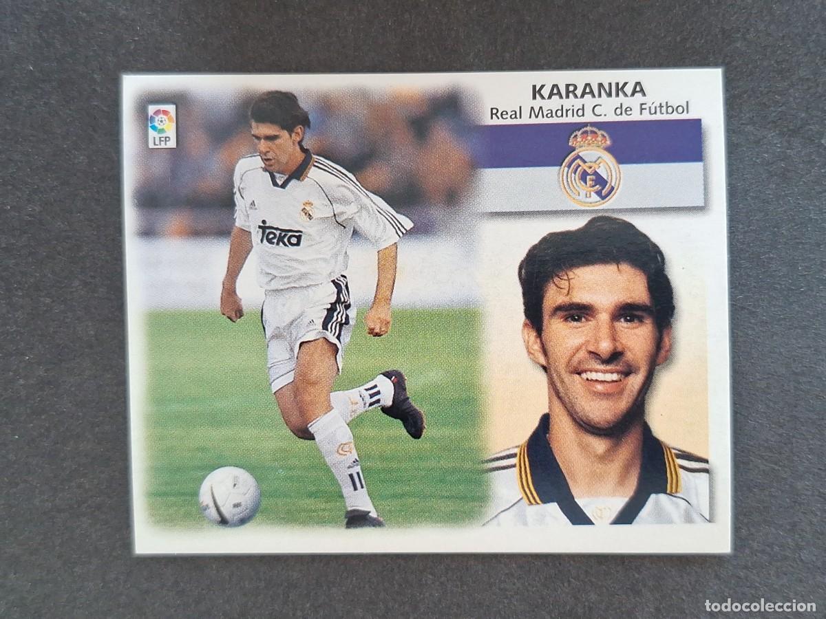 Cromos de Futebol: L5 KARANKA REAL MADRID LIGA ESTE 1999 2000 99 00 NUNCA PEGADO SIN PEGAR