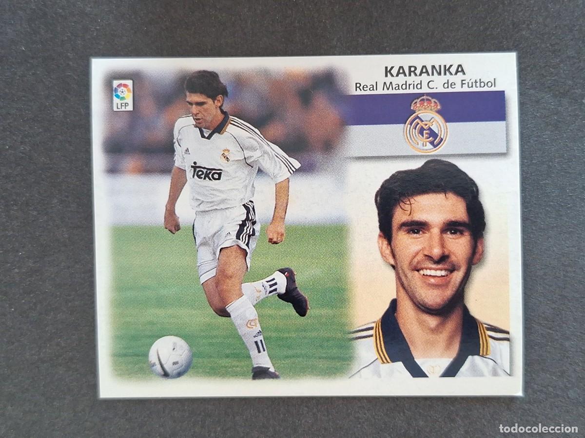 Cromos de Futebol: L5 KARANKA REAL MADRID LIGA ESTE 1999 2000 99 00 NUNCA PEGADO SIN PEGAR
