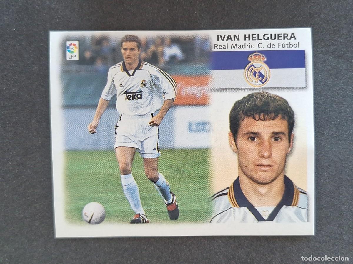 Cromos de f&uacute;tbol: L5 IVAN HELGUERA REAL MADRID LIGA ESTE 1999 2000 99 00 NUNCA PEGADO SIN PEGAR