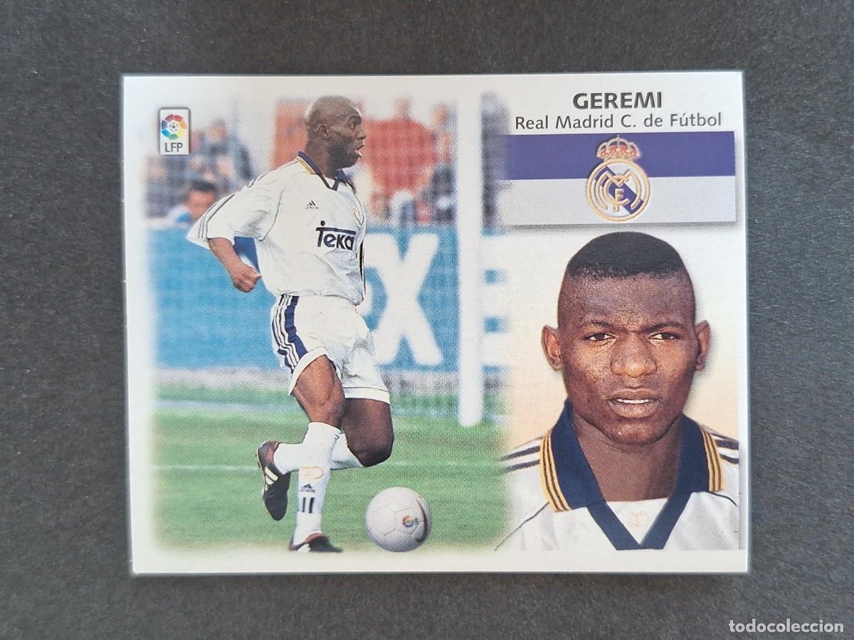 Cromos de f&uacute;tbol: L5 GEREMI REAL MADRID LIGA ESTE 1999 2000 99 00 NUNCA PEGADO SIN PEGAR
