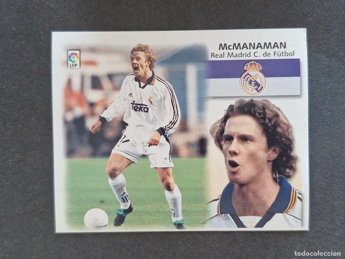Cromos de f&uacute;tbol: L5 McMANANAM REAL MADRID LIGA ESTE 1999 2000 99 00 NUNCA PEGADO SIN PEGAR