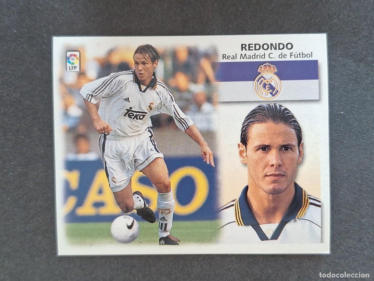 Cromos de f&uacute;tbol: L5 REDONDO REAL MADRID LIGA ESTE 1999 2000 99 00 NUNCA PEGADO SIN PEGAR
