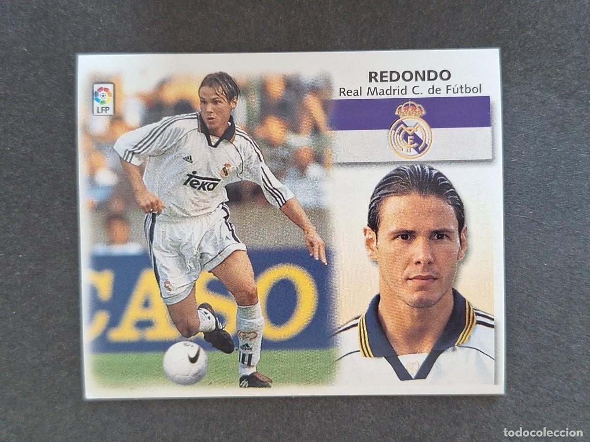 Cromos de f&uacute;tbol: L5 REDONDO REAL MADRID LIGA ESTE 1999 2000 99 00 NUNCA PEGADO SIN PEGAR