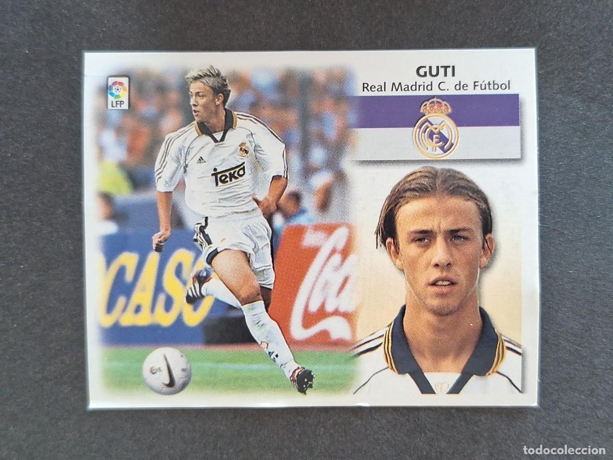 Cromos de f&uacute;tbol: L5 GUTI REAL MADRID LIGA ESTE 1999 2000 99 00 NUNCA PEGADO SIN PEGAR