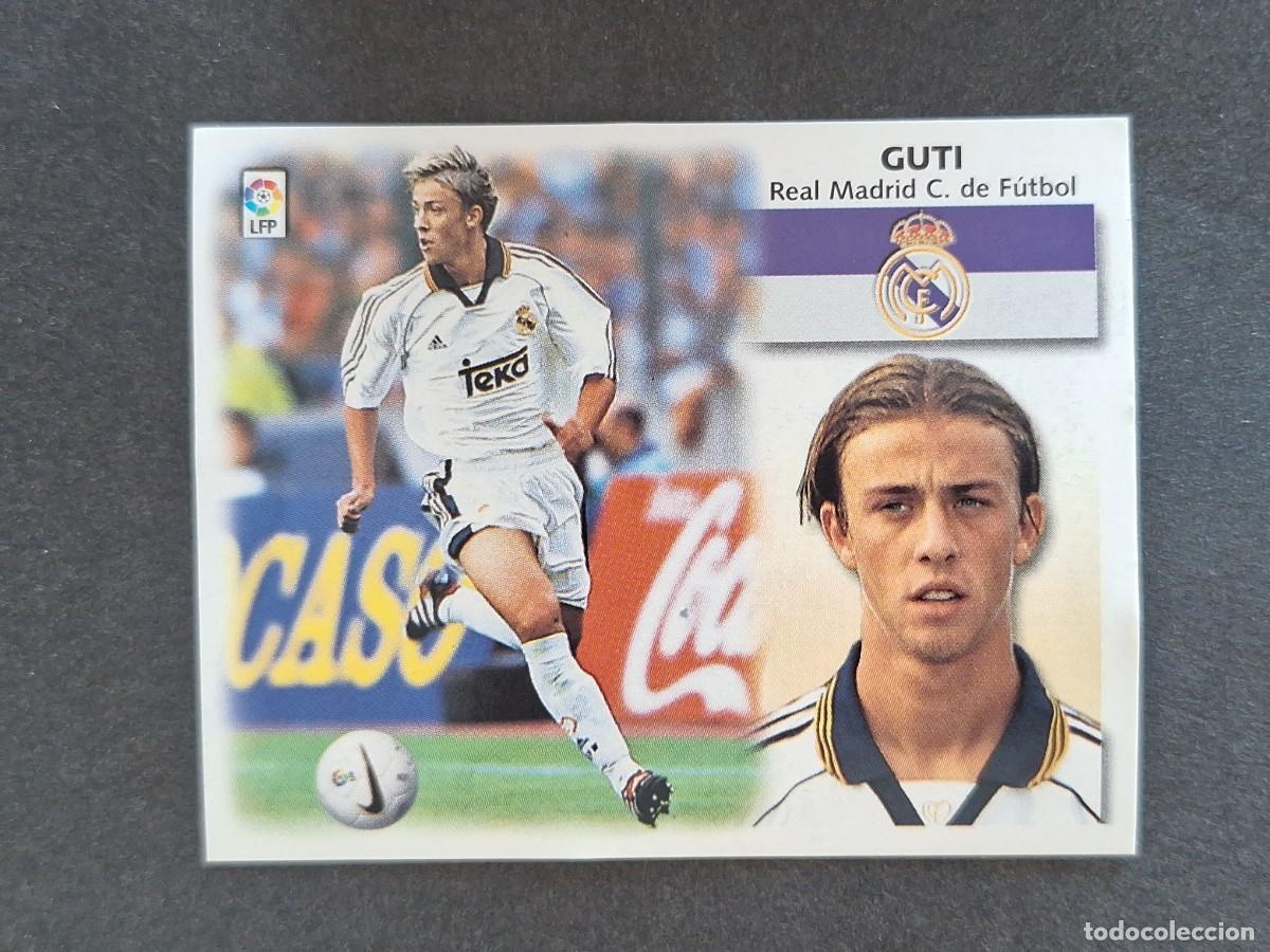Cromos de f&uacute;tbol: L5 GUTI REAL MADRID LIGA ESTE 1999 2000 99 00 NUNCA PEGADO SIN PEGAR