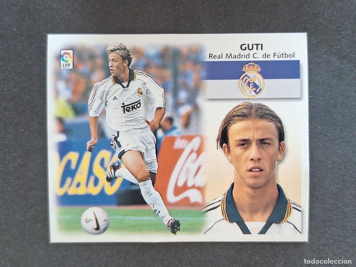 Cromos de f&uacute;tbol: L5 GUTI REAL MADRID LIGA ESTE 1999 2000 99 00 NUNCA PEGADO SIN PEGAR