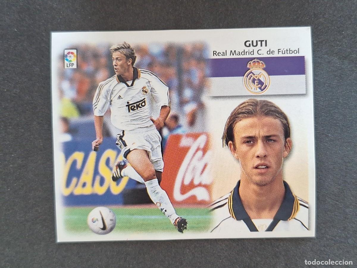 Cromos de f&uacute;tbol: L5 GUTI REAL MADRID LIGA ESTE 1999 2000 99 00 NUNCA PEGADO SIN PEGAR