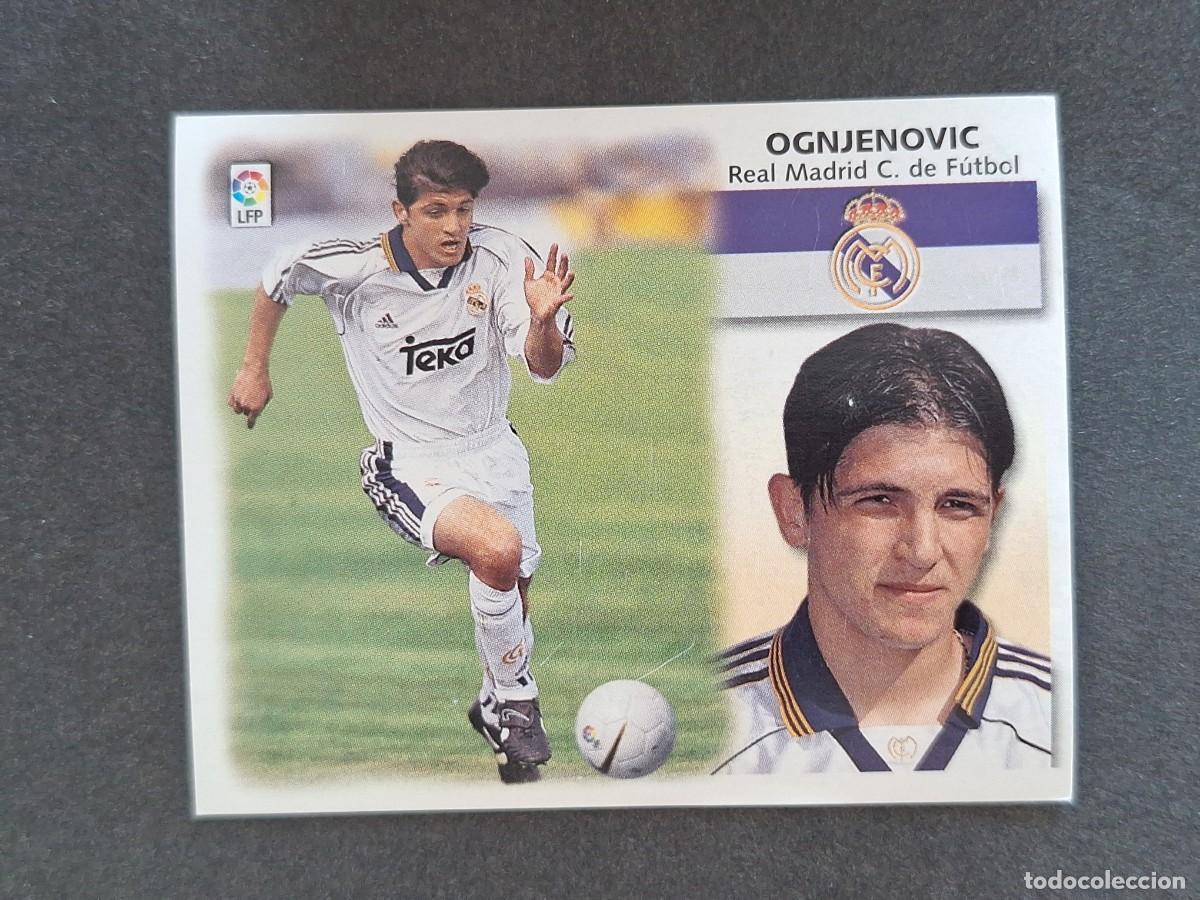 Cromos de f&uacute;tbol: L5 OGNJENOVIC REAL MADRID LIGA ESTE 1999 2000 99 00 NUNCA PEGADO SIN PEGAR