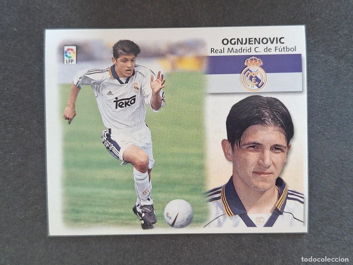 Cromos de f&uacute;tbol: L5 OGNJENOVIC REAL MADRID LIGA ESTE 1999 2000 99 00 NUNCA PEGADO SIN PEGAR
