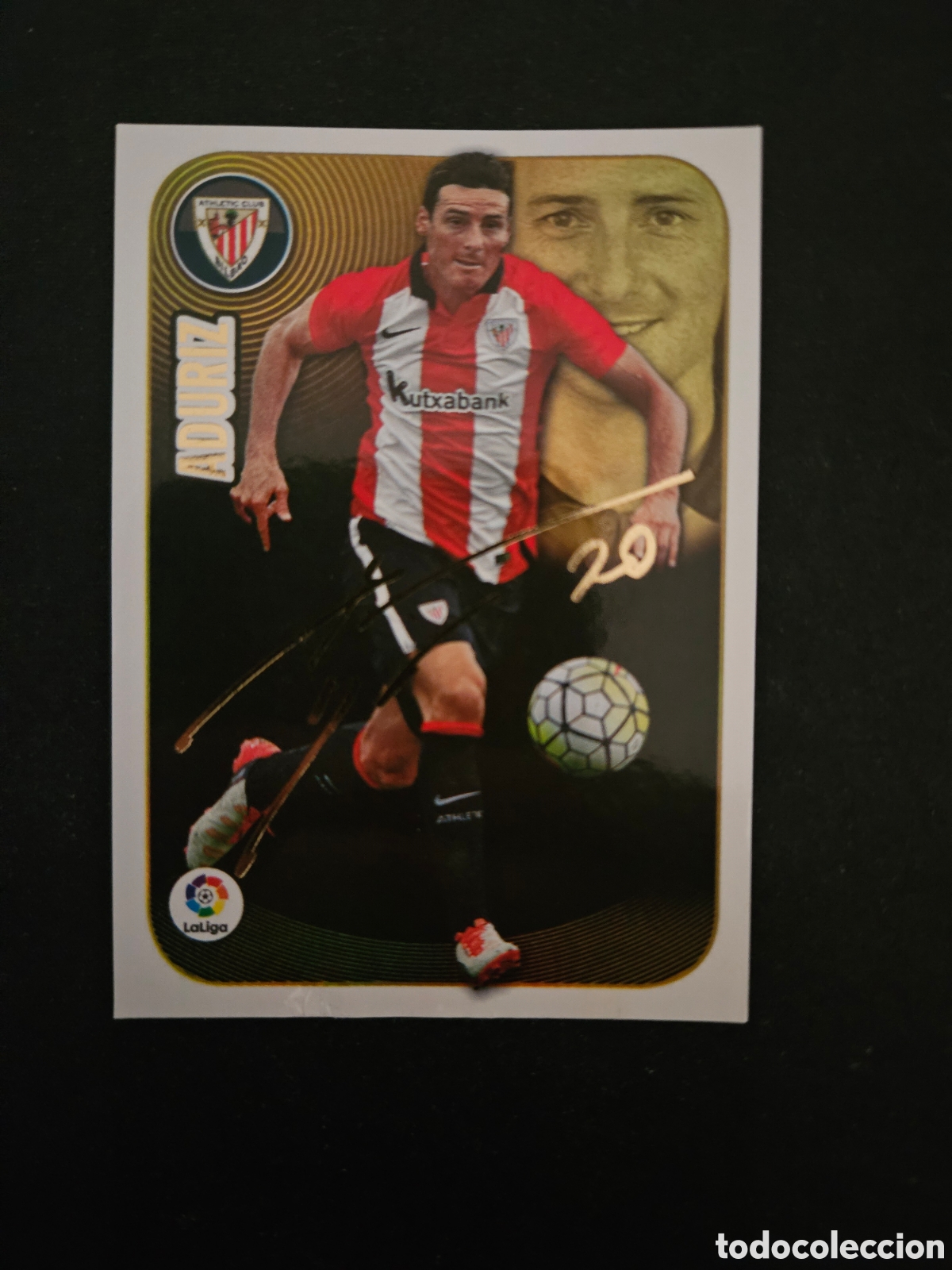 Cromos de f&uacute;tbol: ADURIZ N&ordm; 1 SERIE ORO ATHLETIC CLUB &ndash; LIGA ESTE 2016-17 PANINI