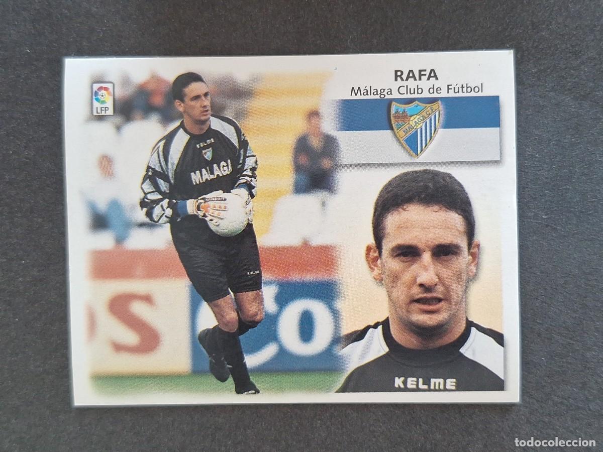 Cromos de f&uacute;tbol: L5 RAFA MALAGA C. F. LIGA ESTE 1999 2000 99 00 NUNCA PEGADO SIN PEGAR