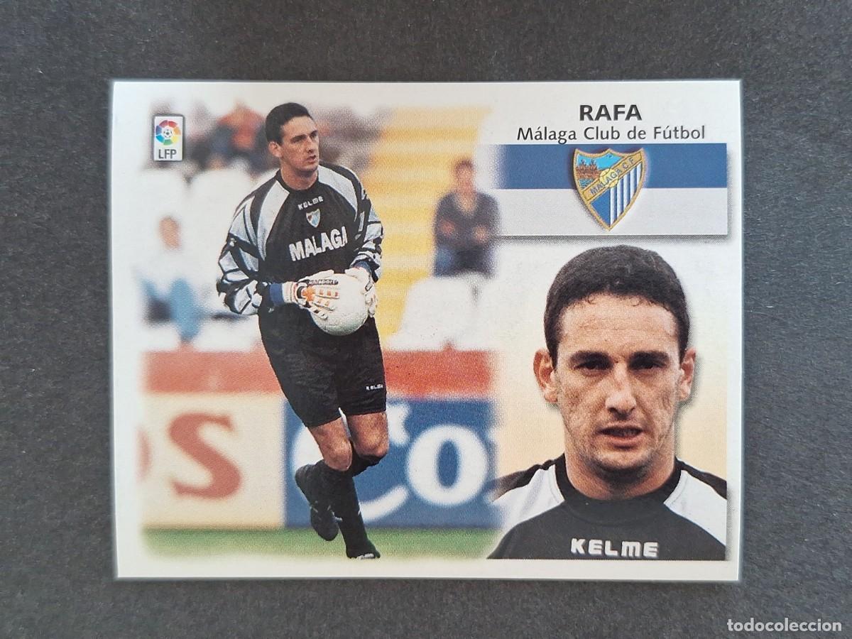 Cromos de f&uacute;tbol: L5 RAFA MALAGA C. F. LIGA ESTE 1999 2000 99 00 NUNCA PEGADO SIN PEGAR