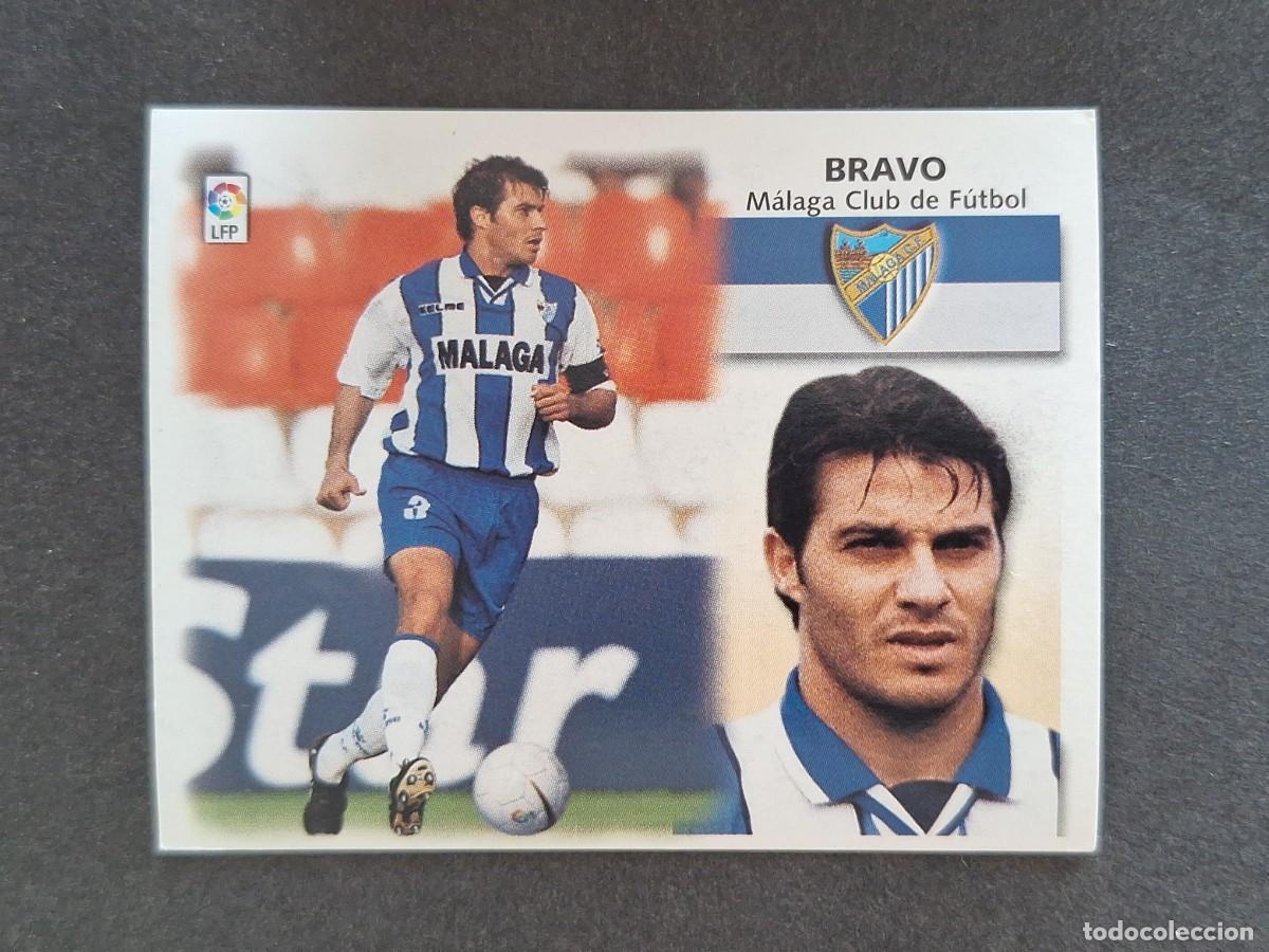 Cromos de f&uacute;tbol: L5 BRAVO MALAGA C. F. LIGA ESTE 1999 2000 99 00 NUNCA PEGADO SIN PEGAR