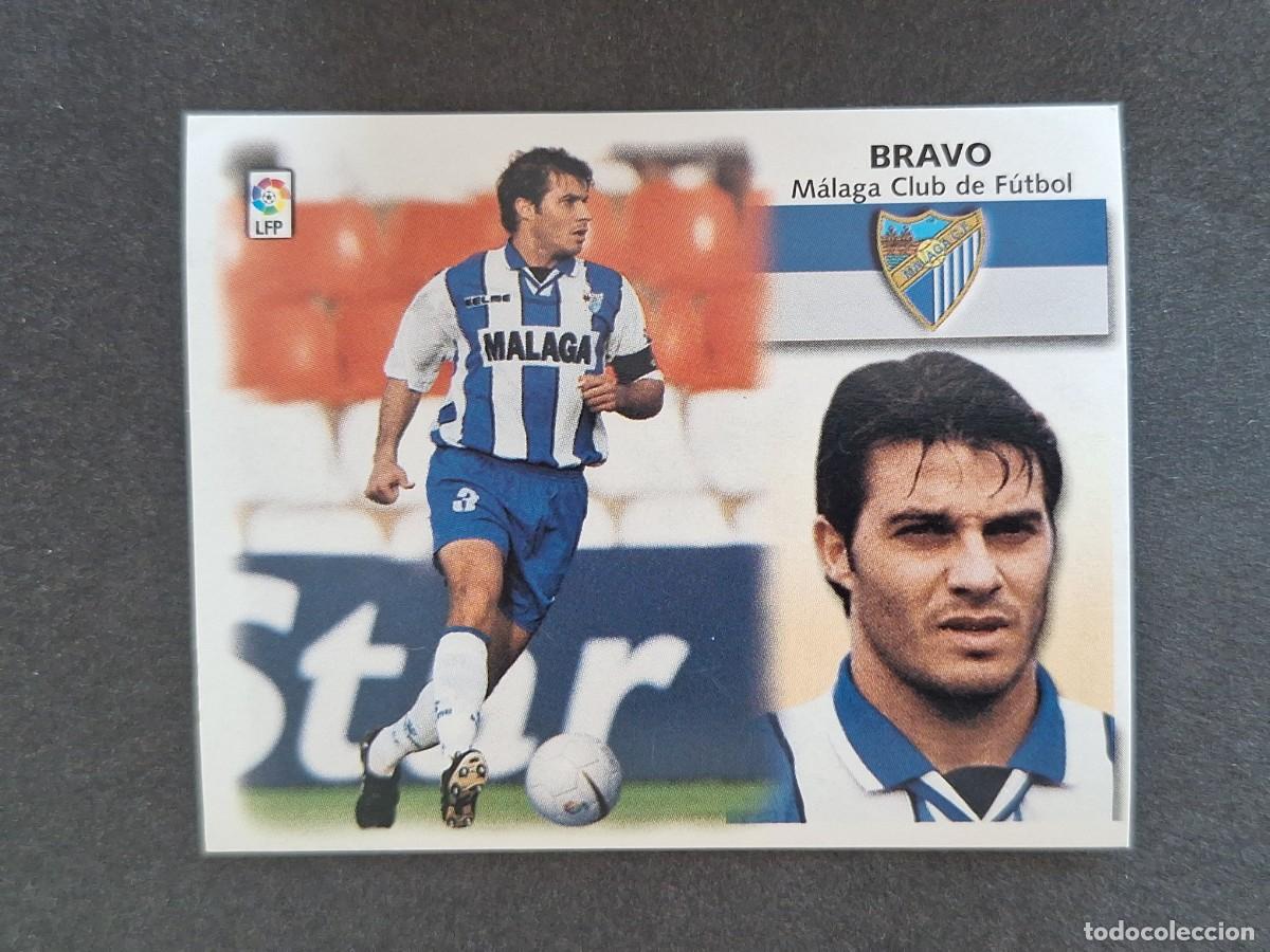 Cromos de f&uacute;tbol: L5 BRAVO MALAGA C. F. LIGA ESTE 1999 2000 99 00 NUNCA PEGADO SIN PEGAR