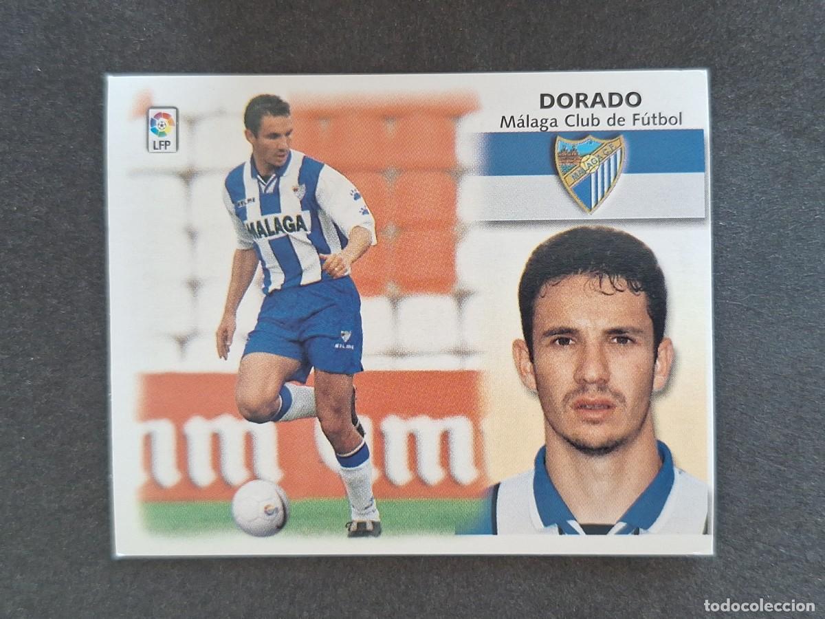 Cromos de f&uacute;tbol: L5 DORADO MALAGA C. F. LIGA ESTE 1999 2000 99 00 NUNCA PEGADO SIN PEGAR