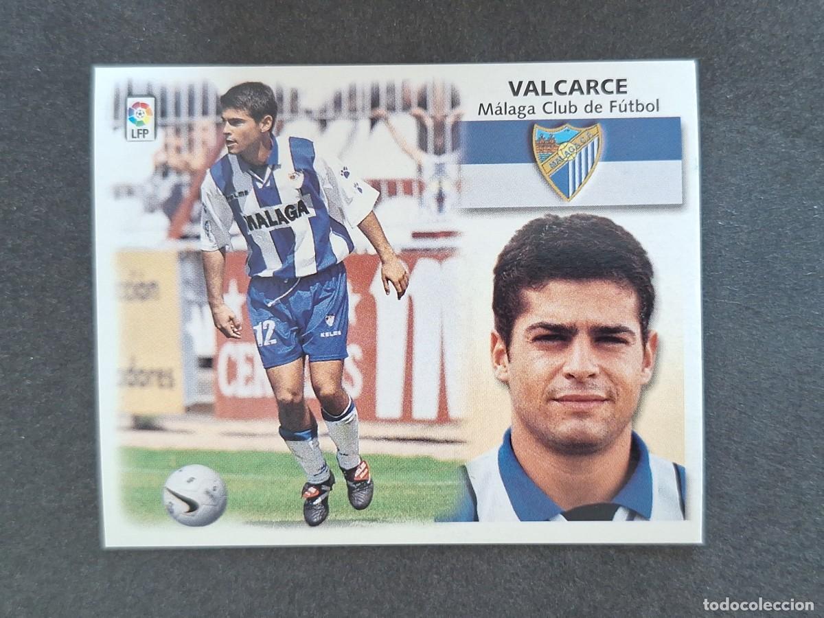 Cromos de f&uacute;tbol: L5 VALCARCE MALAGA C. F. LIGA ESTE 1999 2000 99 00 NUNCA PEGADO SIN PEGAR
