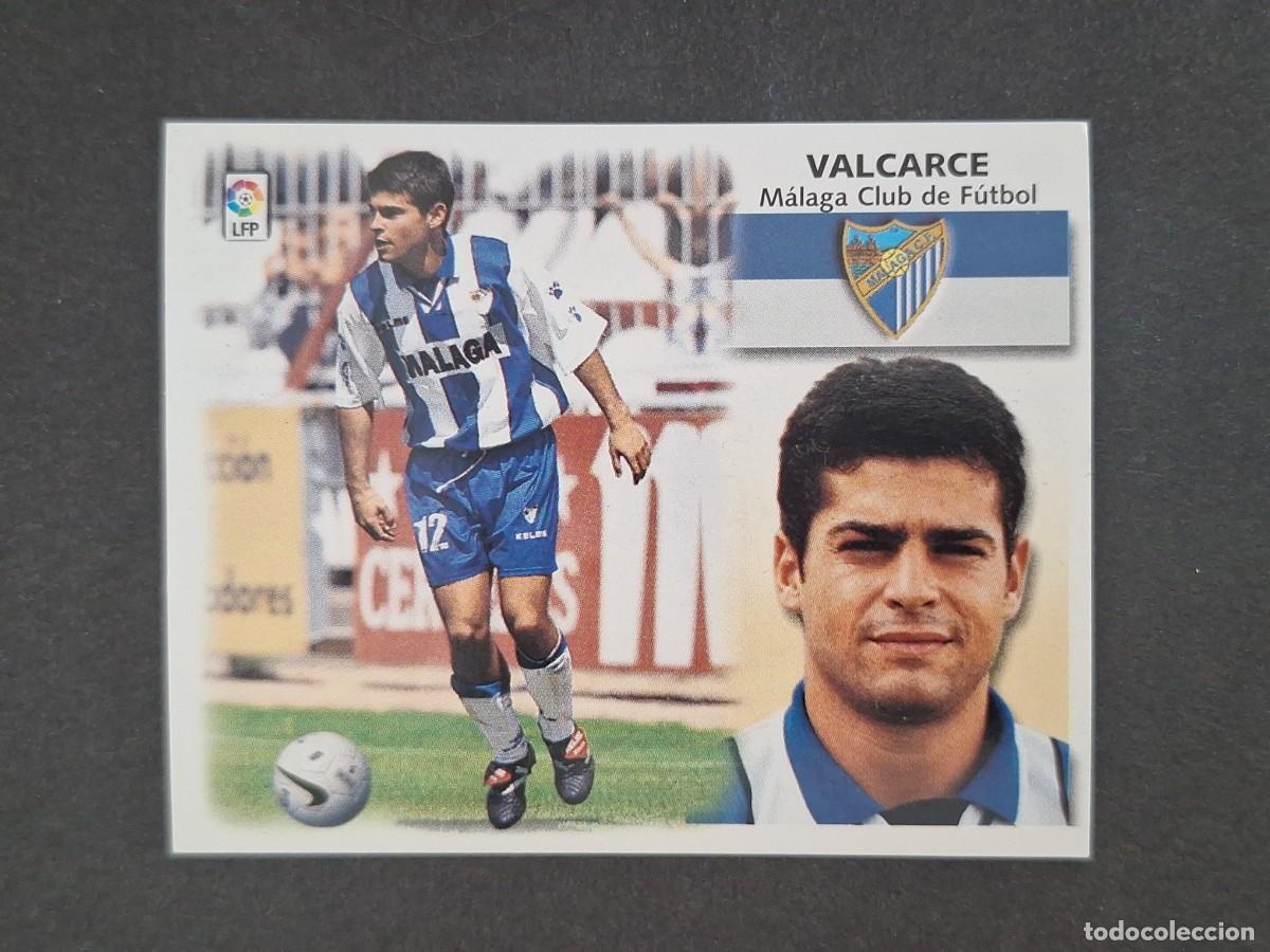 Cromos de f&uacute;tbol: L5 VALCARCE MALAGA C. F. LIGA ESTE 1999 2000 99 00 NUNCA PEGADO SIN PEGAR