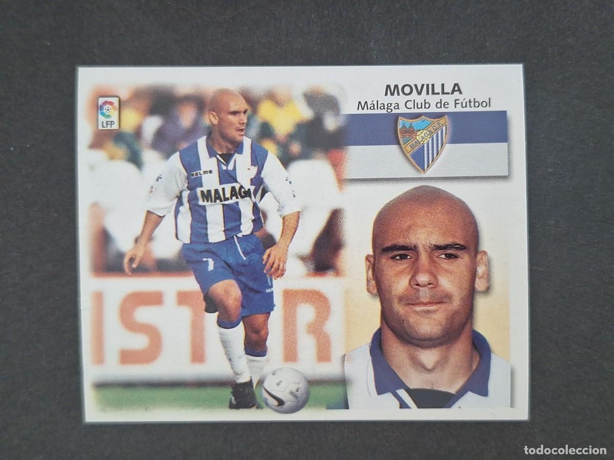 Cartes &agrave; collectionner de Football: L5 MOVILLA MALAGA C. F. LIGA ESTE 1999 2000 99 00 NUNCA PEGADO SIN PEGAR