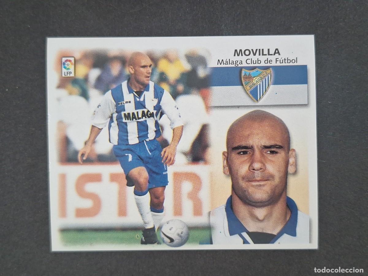 Cartes &agrave; collectionner de Football: L5 MOVILLA MALAGA C. F. LIGA ESTE 1999 2000 99 00 NUNCA PEGADO SIN PEGAR