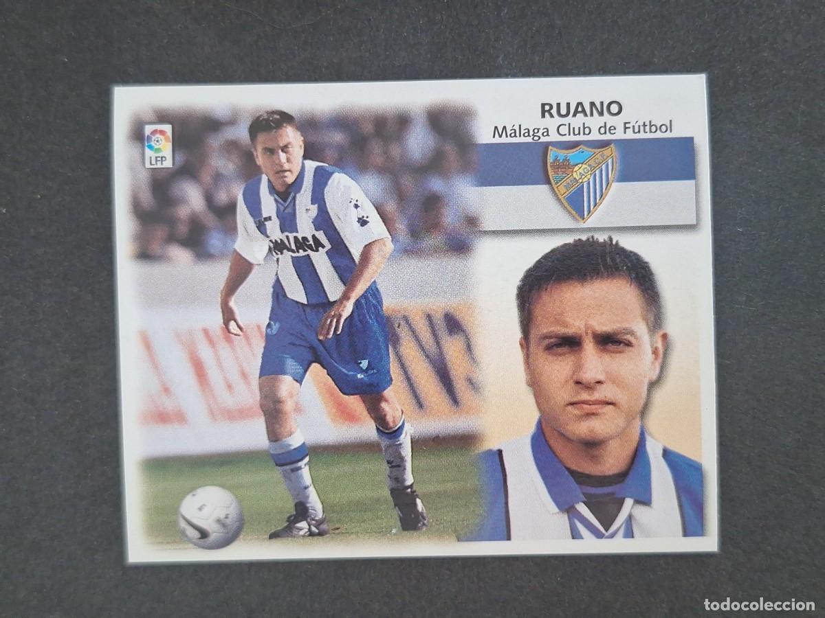 Cartes &agrave; collectionner de Football: L5 RUANO MALAGA C. F. LIGA ESTE 1999 2000 99 00 NUNCA PEGADO SIN PEGAR