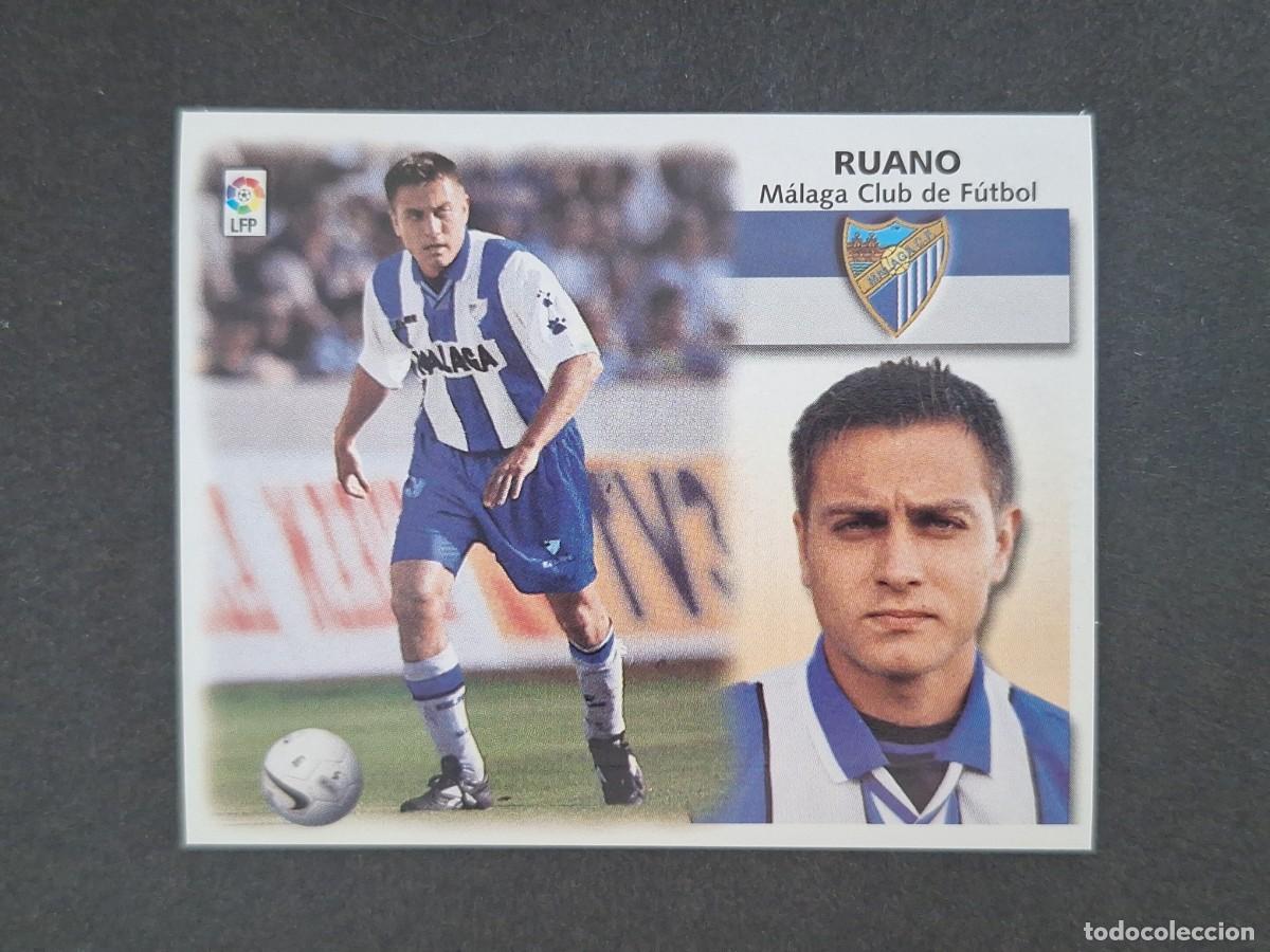 Cartes &agrave; collectionner de Football: L5 RUANO MALAGA C. F. LIGA ESTE 1999 2000 99 00 NUNCA PEGADO SIN PEGAR