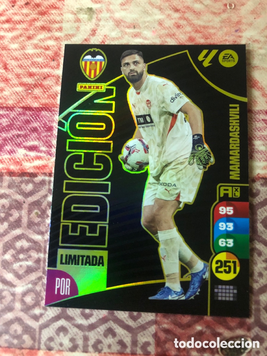 Cartes &agrave; collectionner de Football: ADRENALYN XL 2024 2025 24 25 PANINI EDICI&Oacute;N LIMITADA MAMARDASHVILI VALENCIA LIGA COLECCI&Oacute;N ALBUM