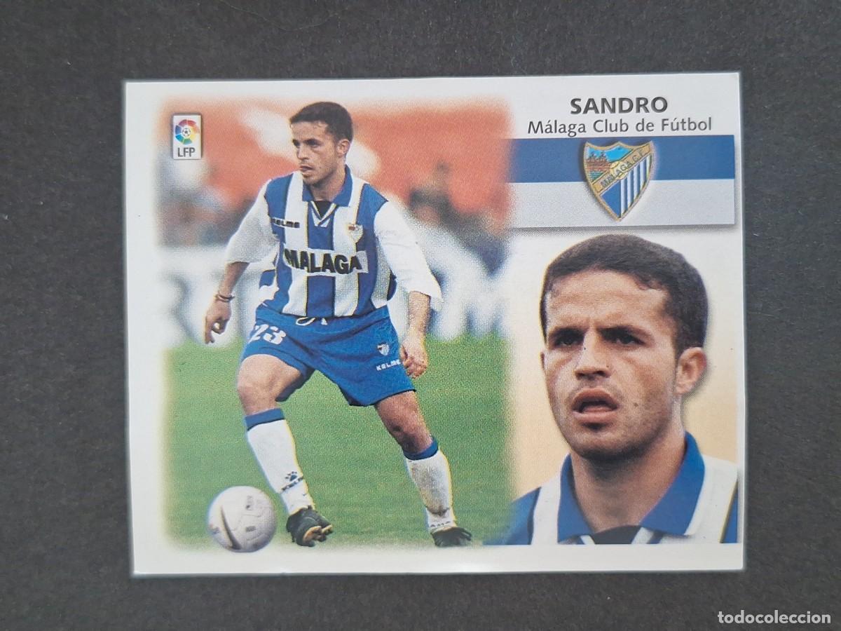 Cartes &agrave; collectionner de Football: L5 SANDRO MALAGA C. F. LIGA ESTE 1999 2000 99 00 NUNCA PEGADO SIN PEGAR