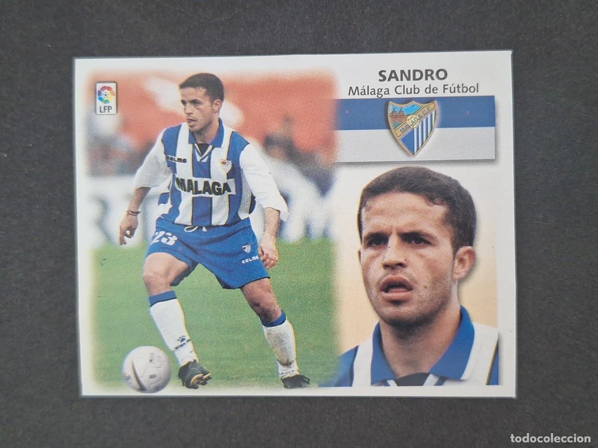 Cartes &agrave; collectionner de Football: L5 SANDRO MALAGA C. F. LIGA ESTE 1999 2000 99 00 NUNCA PEGADO SIN PEGAR