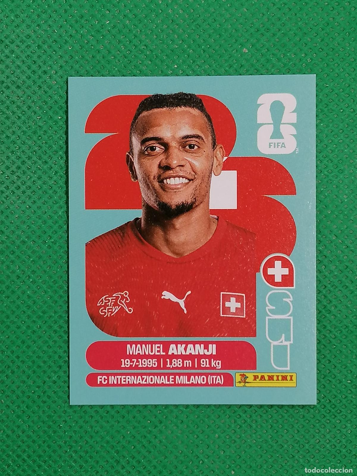 Cartes &agrave; collectionner de Football: SUI 4 SUI4 MANUEL AKANJI SUIZA ⚽ PANINI FIFA MUNDIAL WORLD CUP 26 2026 STICKER ⚽