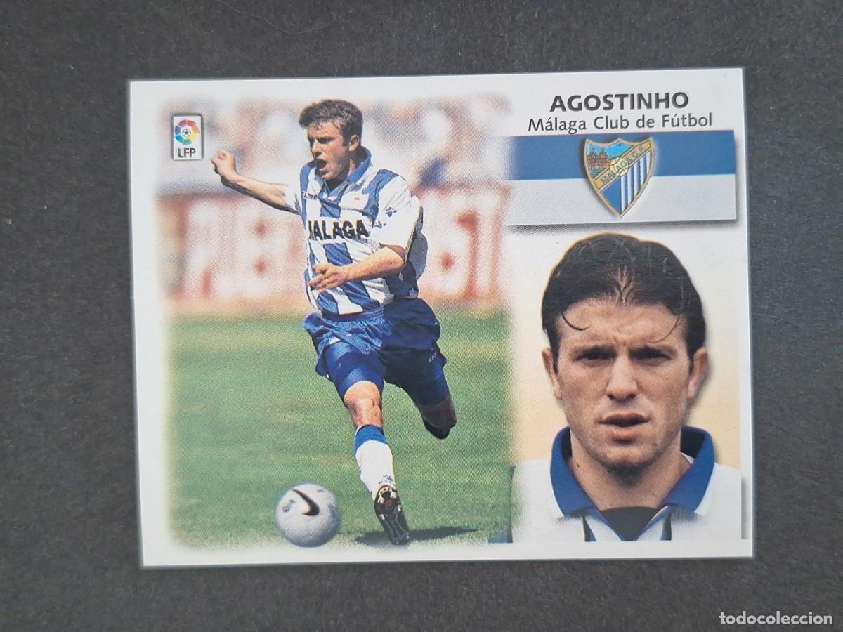 Cromos de f&uacute;tbol: L5 AGOSTINHO MALAGA C. F. LIGA ESTE 1999 2000 99 00 NUNCA PEGADO SIN PEGAR