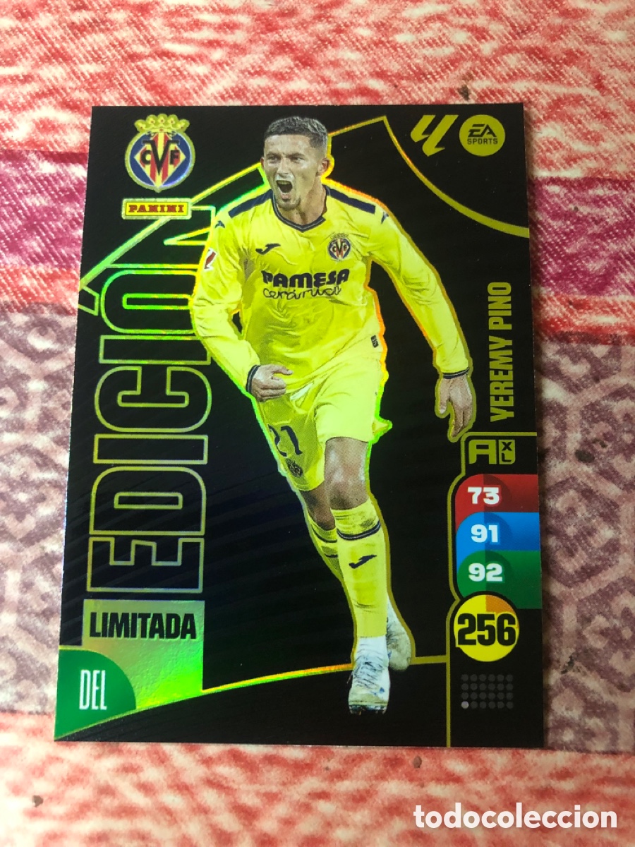 Cromos de f&uacute;tbol: ADRENALYN XL 2024 2025 24 25 PANINI EDICI&Oacute;N LIMITADA YEREMY PINO VILLARREAL LIGA COLECCI&Oacute;N ALBUM