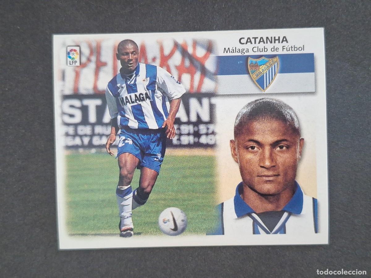 Cromos de f&uacute;tbol: L5 CATANHA MALAGA C. F. LIGA ESTE 1999 2000 99 00 NUNCA PEGADO SIN PEGAR