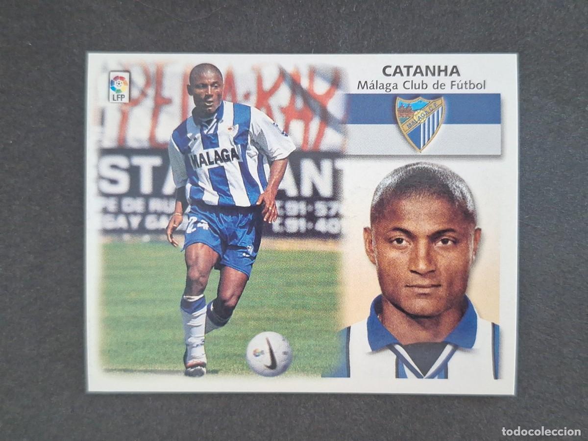 Cromos de f&uacute;tbol: L5 CATANHA MALAGA C. F. LIGA ESTE 1999 2000 99 00 NUNCA PEGADO SIN PEGAR