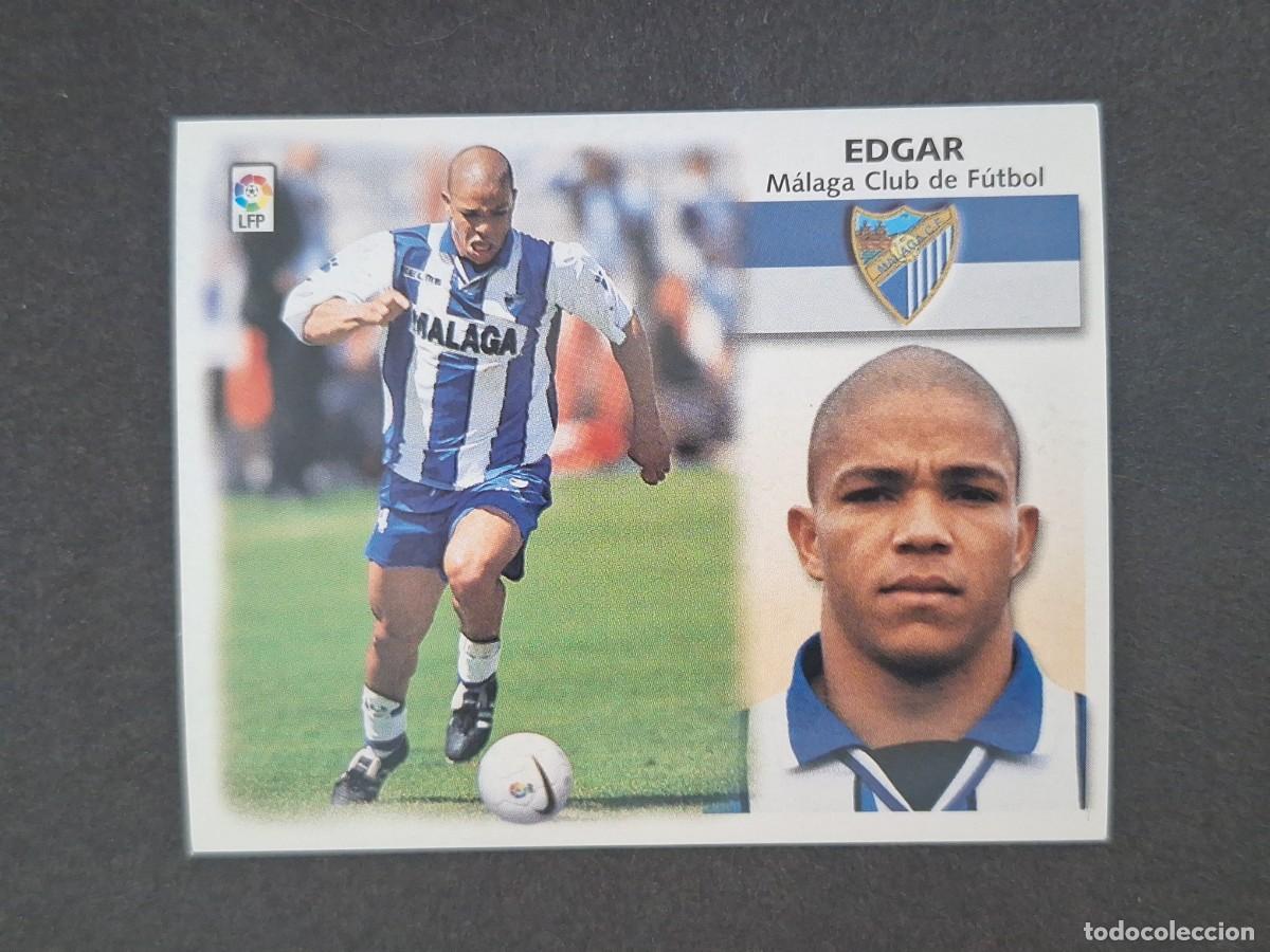 Cromos de f&uacute;tbol: L5 EDGAR MALAGA C. F. LIGA ESTE 1999 2000 99 00 NUNCA PEGADO SIN PEGAR
