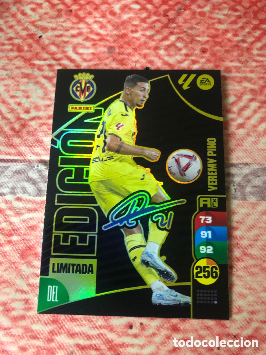 Cromos de Futebol: ADRENALYN 2024 2025 YEREMY PINO EDICION LIMITADA FIRMADA - VILLARREAL