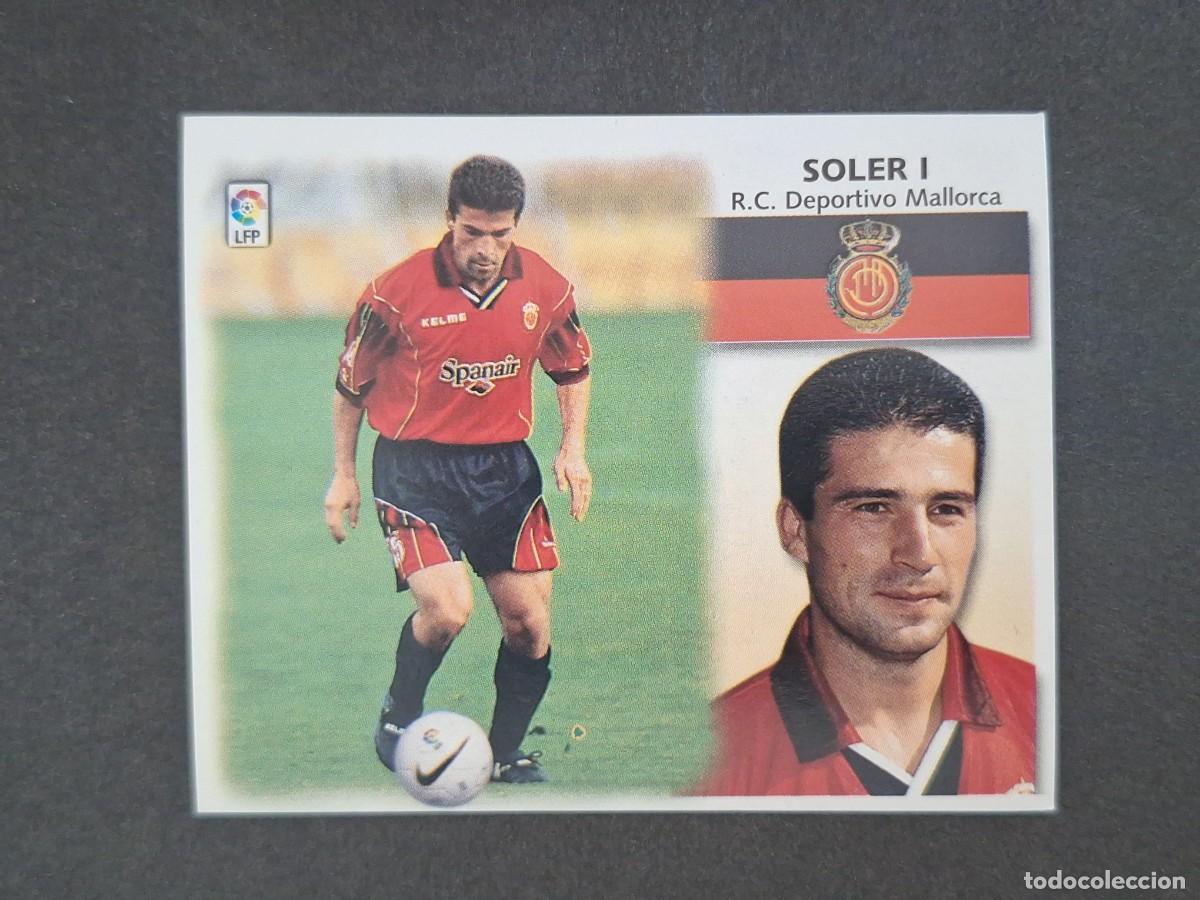 Football Stickers: L5 SOLER I R. C. D. MALLORCA LIGA ESTE 1999 2000 99 00 NUNCA PEGADO SIN PEGAR