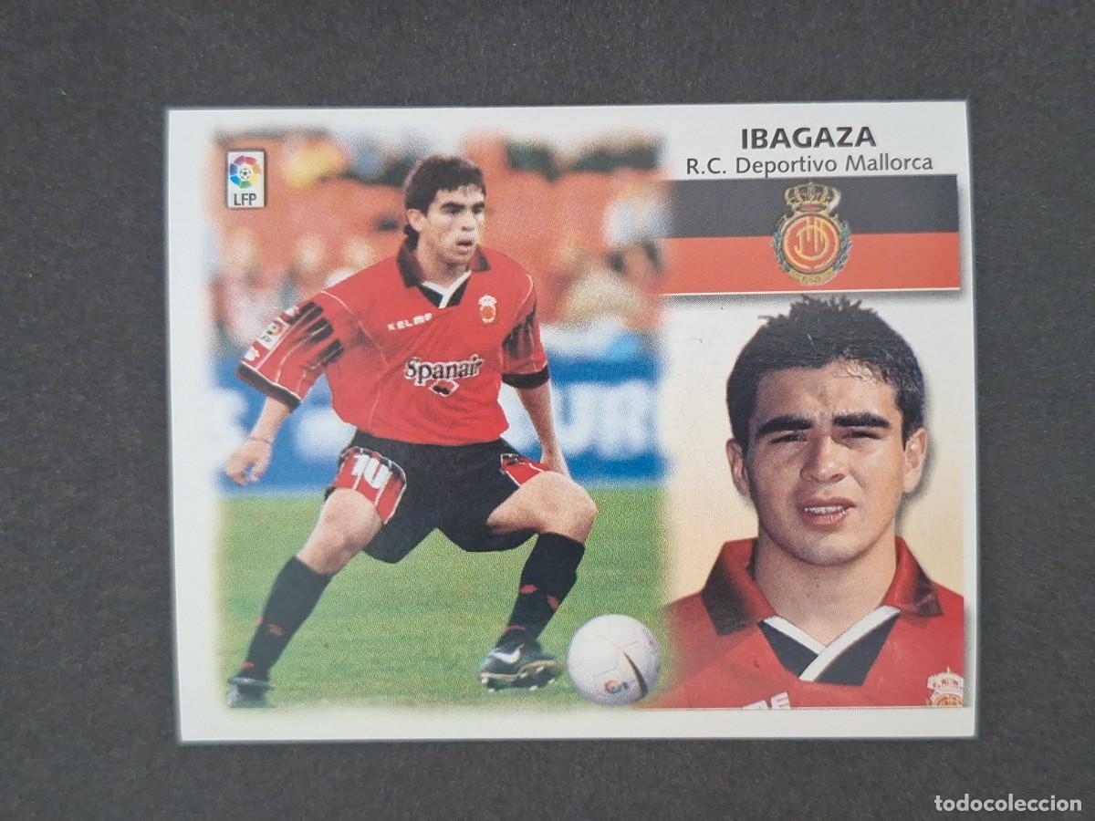 Cartes &agrave; collectionner de Football: L5 IBAGAZA R. C. D. MALLORCA LIGA ESTE 1999 2000 99 00 NUNCA PEGADO SIN PEGAR