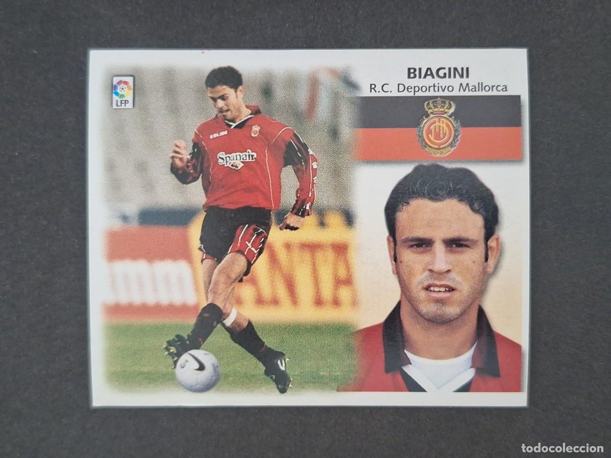 Cartes &agrave; collectionner de Football: L5 BIAGINI R. C. D. MALLORCA LIGA ESTE 1999 2000 99 00 NUNCA PEGADO SIN PEGAR