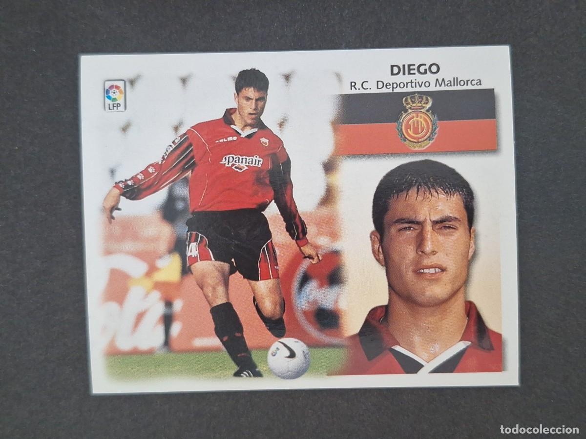 Cartes &agrave; collectionner de Football: L5 DIEGO R. C. D. MALLORCA LIGA ESTE 1999 2000 99 00 NUNCA PEGADO SIN PEGAR