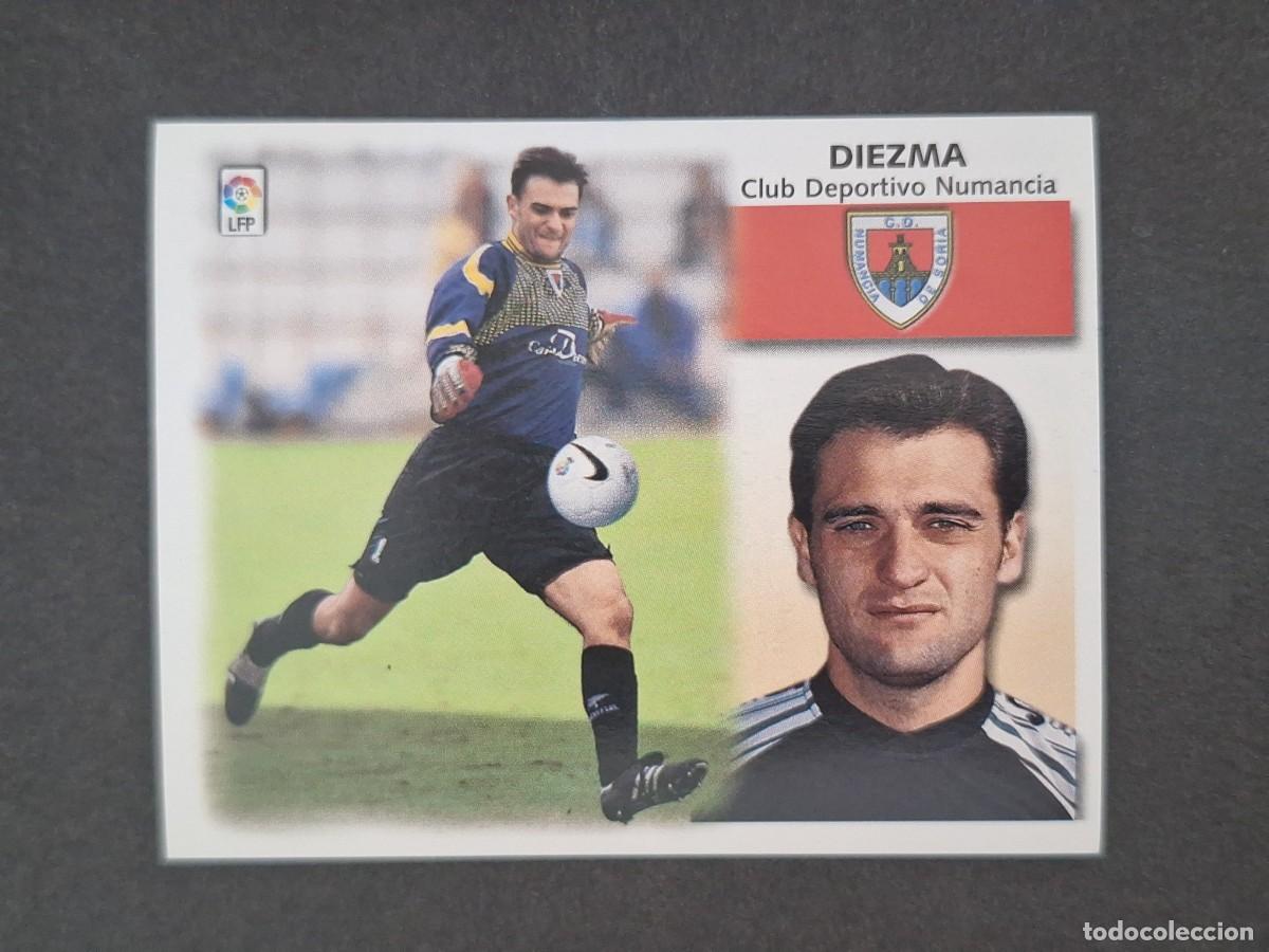 Cartes &agrave; collectionner de Football: L5 DIEZMA C. D. NUMANCIA LIGA ESTE 1999 2000 99 00 NUNCA PEGADO SIN PEGAR